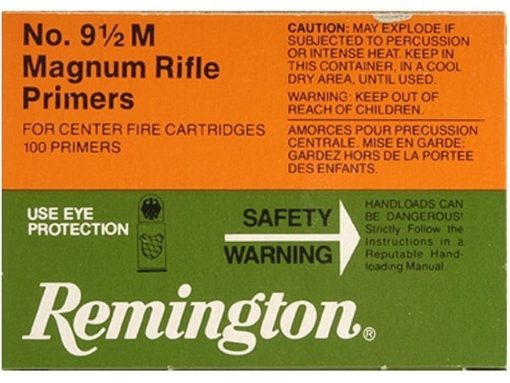 Remington Large Rifle Magnum Primers #9-1/2M Box of 1000 (10 Trays of 100)