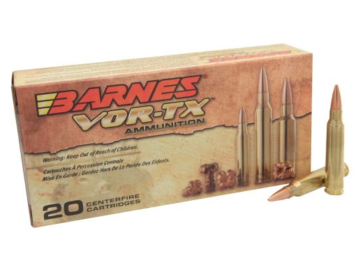 Barnes VOR-TX Ammunition 5.56x45mm NATO 70 Grain TSX Hollow Point Boat Tail Lead-Free Box of 20