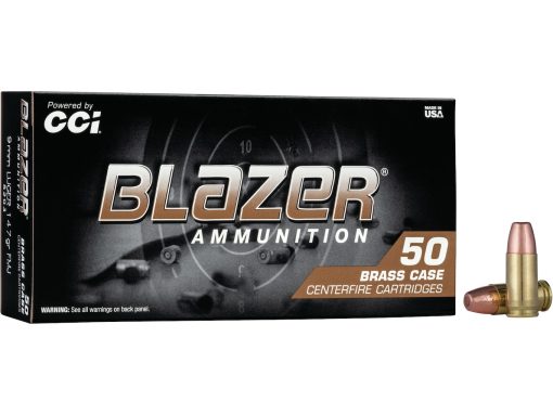Blazer Brass Ammunition 9mm Luger 147 Grain Full Metal Jacket