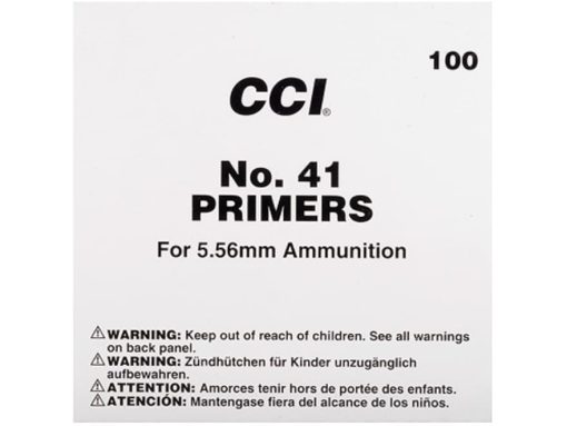CCI Small Rifle 5.56mm NATO-Spec Military Primers #41