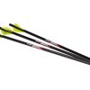 Excalibur Quill 16.5" Carbon Crossbow Bolt For Micro Crossbows 2" Vanes Black 6PK