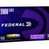 Federal Syntech Training Match Ammunition 9mm Luger 147 Grain Total Synthetic Jacket