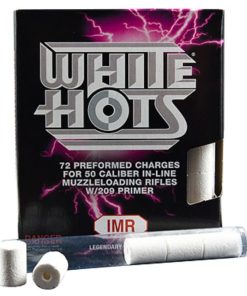 IMR White Hots Black Powder Substitute 50 Caliber 209 Primer Pre-Formed Charges 72PK