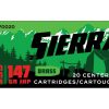 Sierra Outdoor Master Ammunition 9mm Luger 147 Grain Jacketed Hollow Point Box of 20