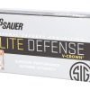 Sig Sauer Elite Performance Ammunition 9mm Luger 115 Grain V-Crown Jacketed Hollow Point Box of 50