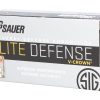 Sig Sauer Elite Performance Ammunition 9mm Luger 124 Grain V-Crown Jacketed Hollow Point