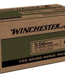 Winchester USA Ammunition 5.56x45mm NATO 62 Grain M855 SS109 Penetrator Full Metal Jacket