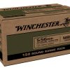Winchester Ammunition 5.56x45mm NATO 62 Grain M855 SS109 Penetrator Full Metal Jacket