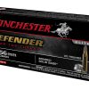 Winchester Defender Ammunition 5.56x45mm NATO 64 Grain Bonded Jacketed Hollow Point Box of 20