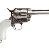 Cimarron Firearms George Patton Revolver 45 Colt (Long Colt) 4.75" Barrel 6-Round Nickel Ivory
