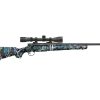 Mossberg Patriot Youth Super Bantam Bolt Action Youth Centerfire Rifle 243 Winchester 20" Fluted Barrel Blued and Muddy Girl Serenity Straight Grip With Scope