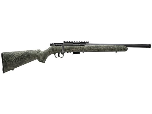 Savage Arms 93 Bolt Action Rimfire Rifle 22 Winchester Magnum Rimfire (WMR) 16.5" Barrel Black and Alligator